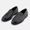 Accessories Department of Finery | Dof Studios Emmie Loafer Black Weave Embossed