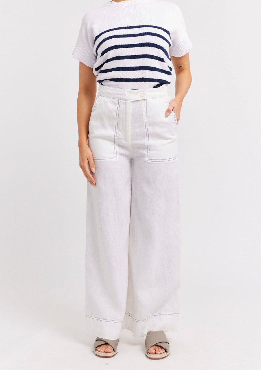 Clothing Alessandra | Alessandra Clio Pant White