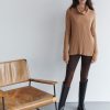 Clothing POL Clothing | Pol Clothing Crielle Ribbed Rollneck Fox