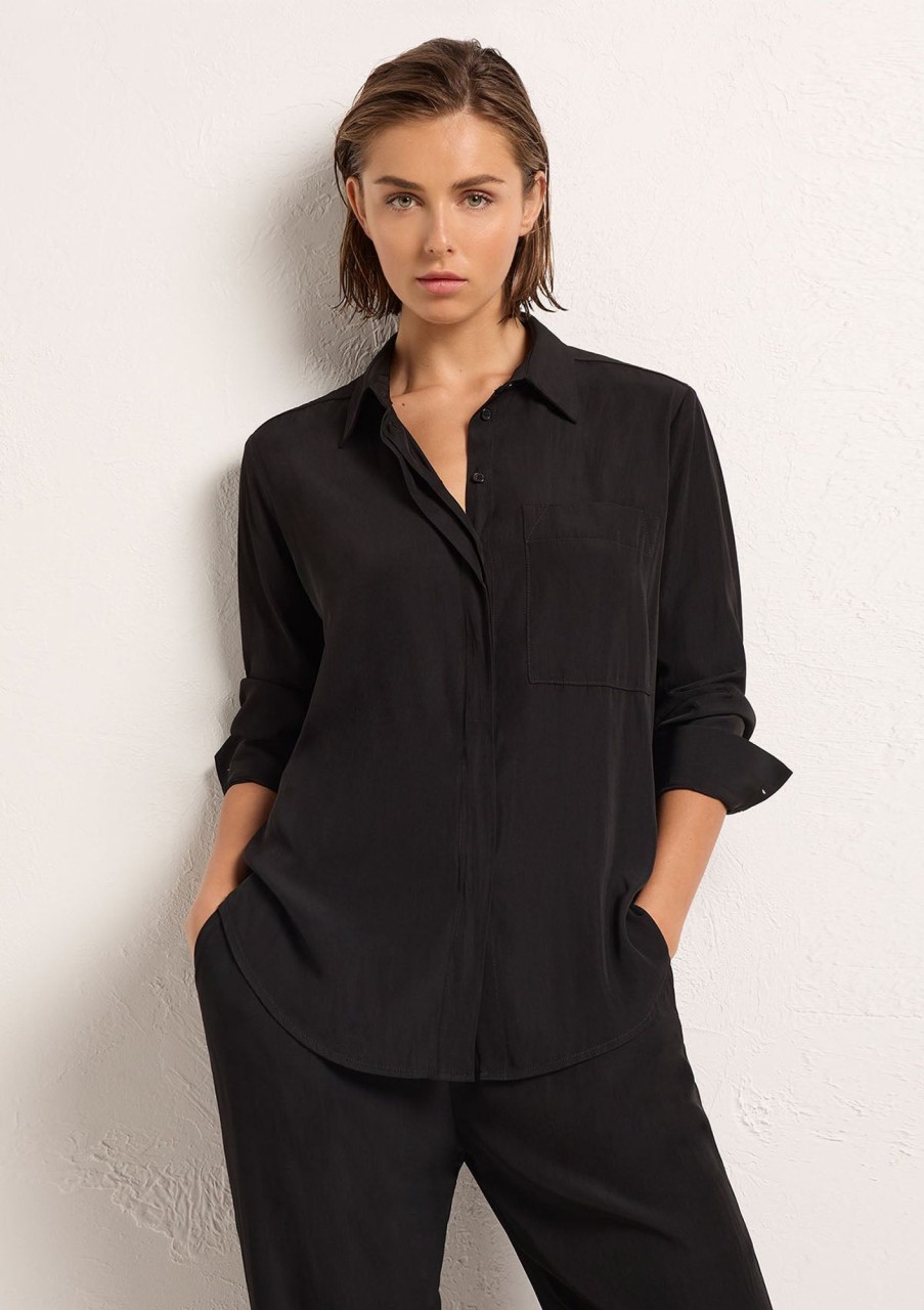 Clothing Mela Purdie | Mela Purdie Mache Single Pocket Shirt