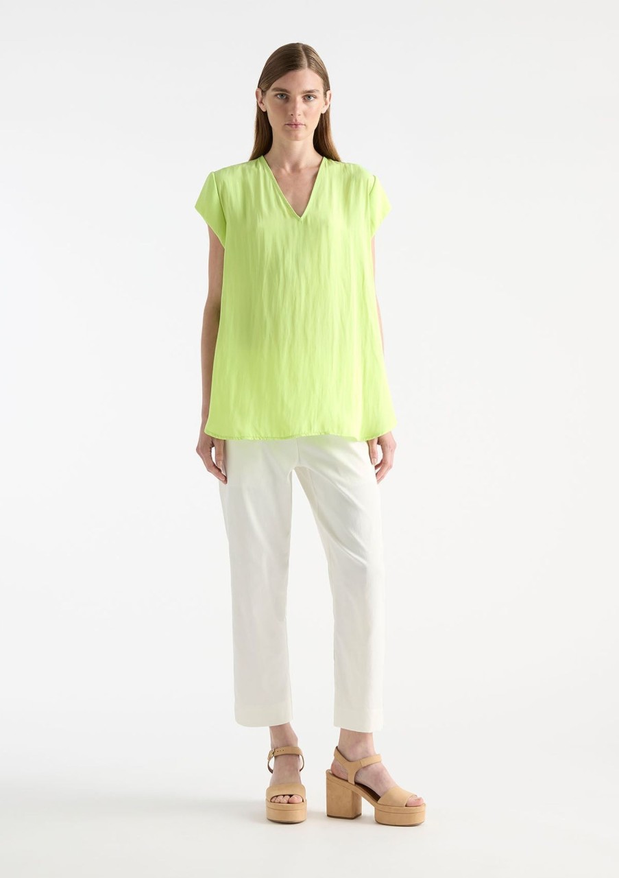 Clothing Mela Purdie | Mela Purdie Mache Glide Top