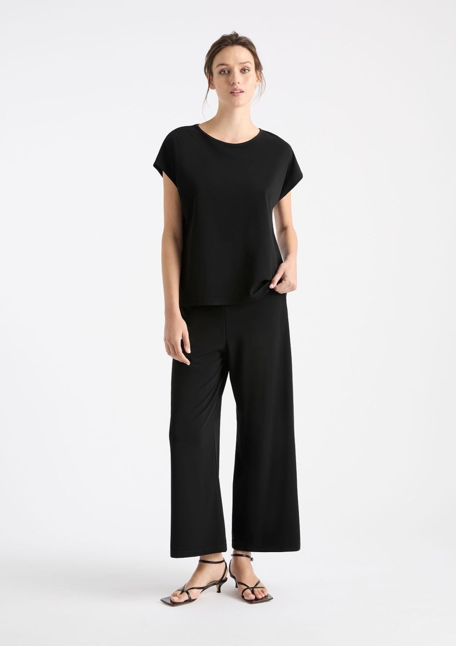 Clothing Mela Purdie | Mela Purdie Powder Knit Crop Palazzo Pant