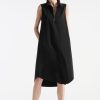 Clothing Mela Purdie | Mela Purdie Microprene Zip Tank Dress Black