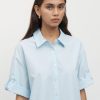 Clothing FRIEND of AUDREY | Friend Of Audrey Carro Shirt Dress Sky