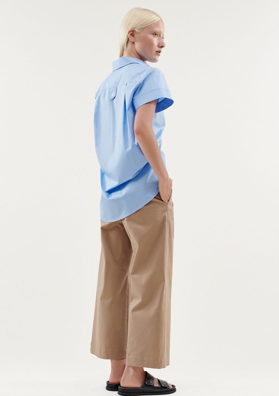 Clothing Layer'd | Layer'D Hille Shirt Icy Blue