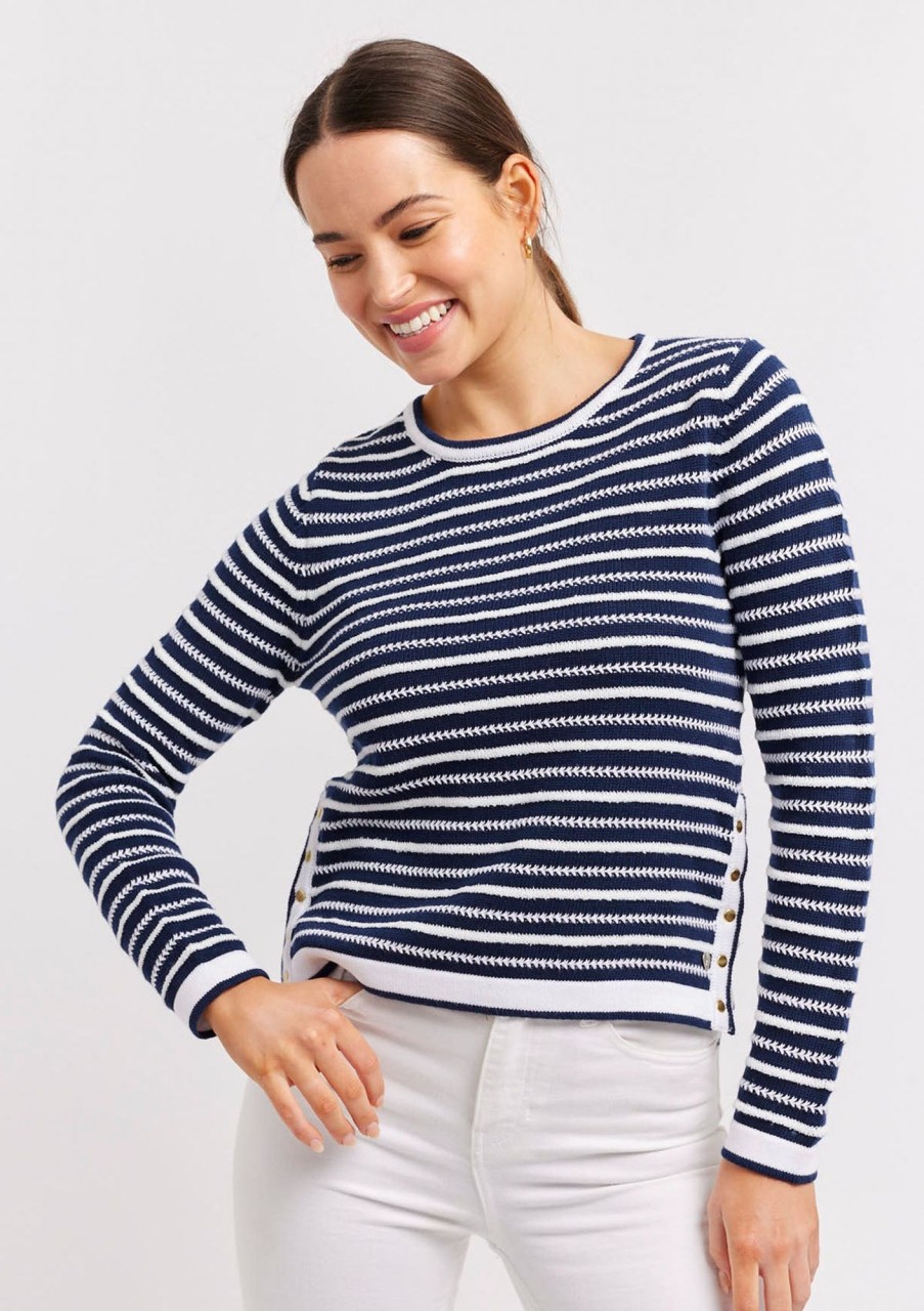 Clothing Alessandra | Alessandra Momento Sweater Navy