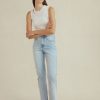 Clothing Marle | Marle Straight Leg Jean Blue