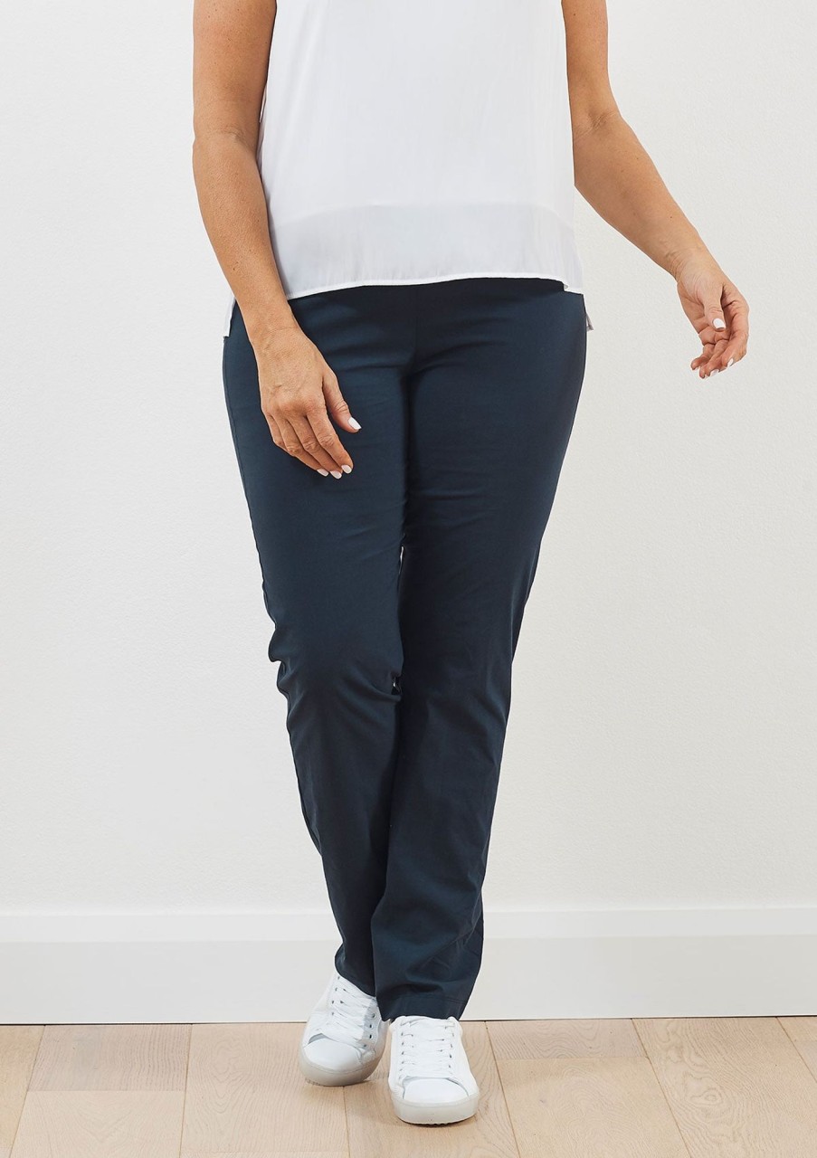 Clothing Mela Purdie | Mela Purdie Curve Microprene Straight Pant