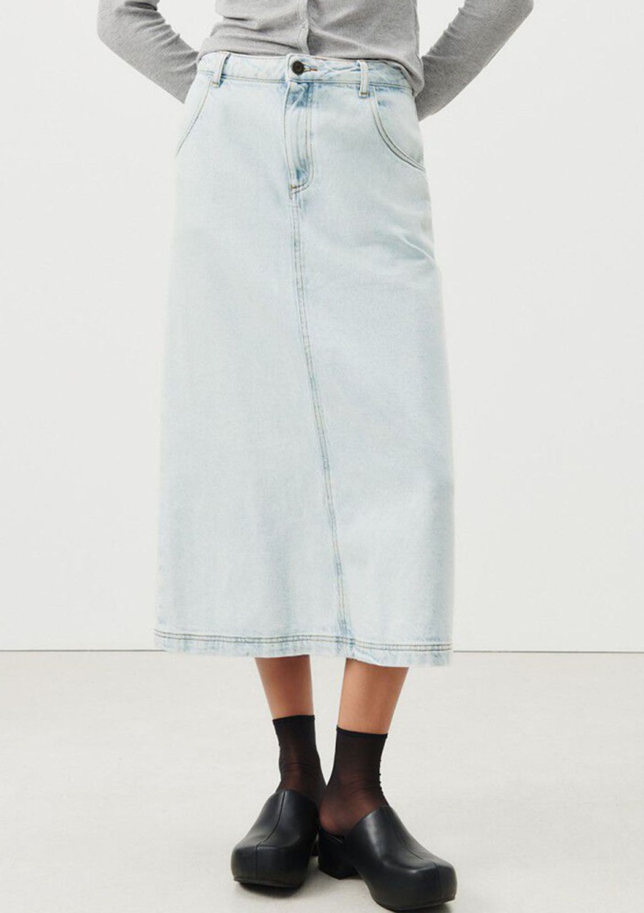 Clothing American Vintage | American Vintage Joybird Skirt Winter Bleached