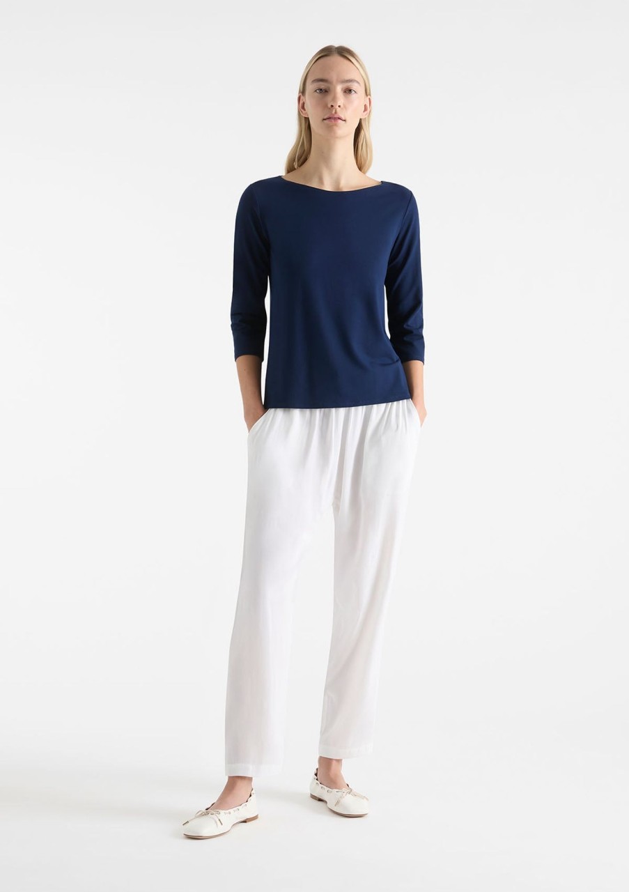 Clothing Mela Purdie | Mela Purdie Mache Soft Capri Pant