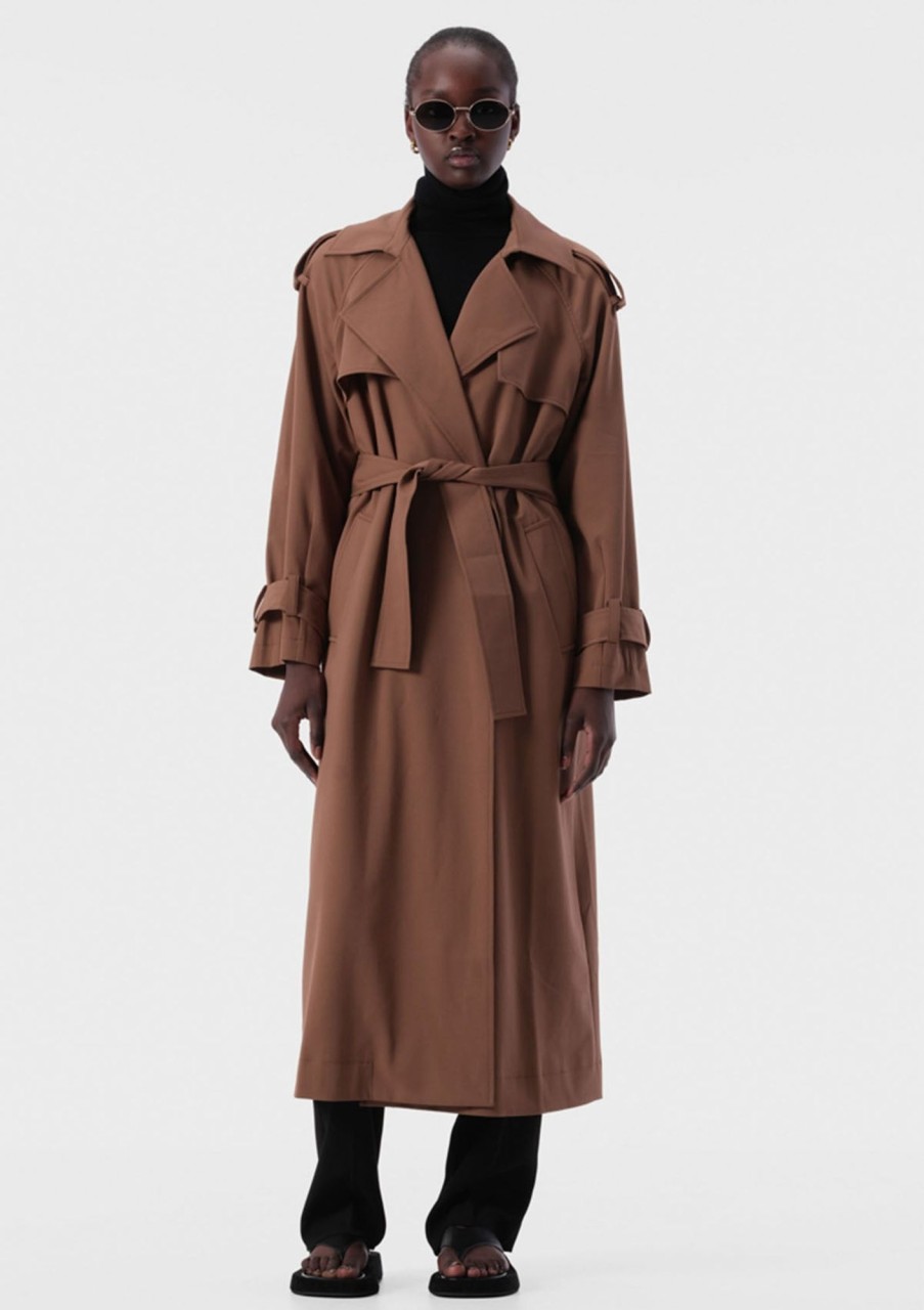 Clothing Elka Collective | Elka Collective Josefine Trench Camel