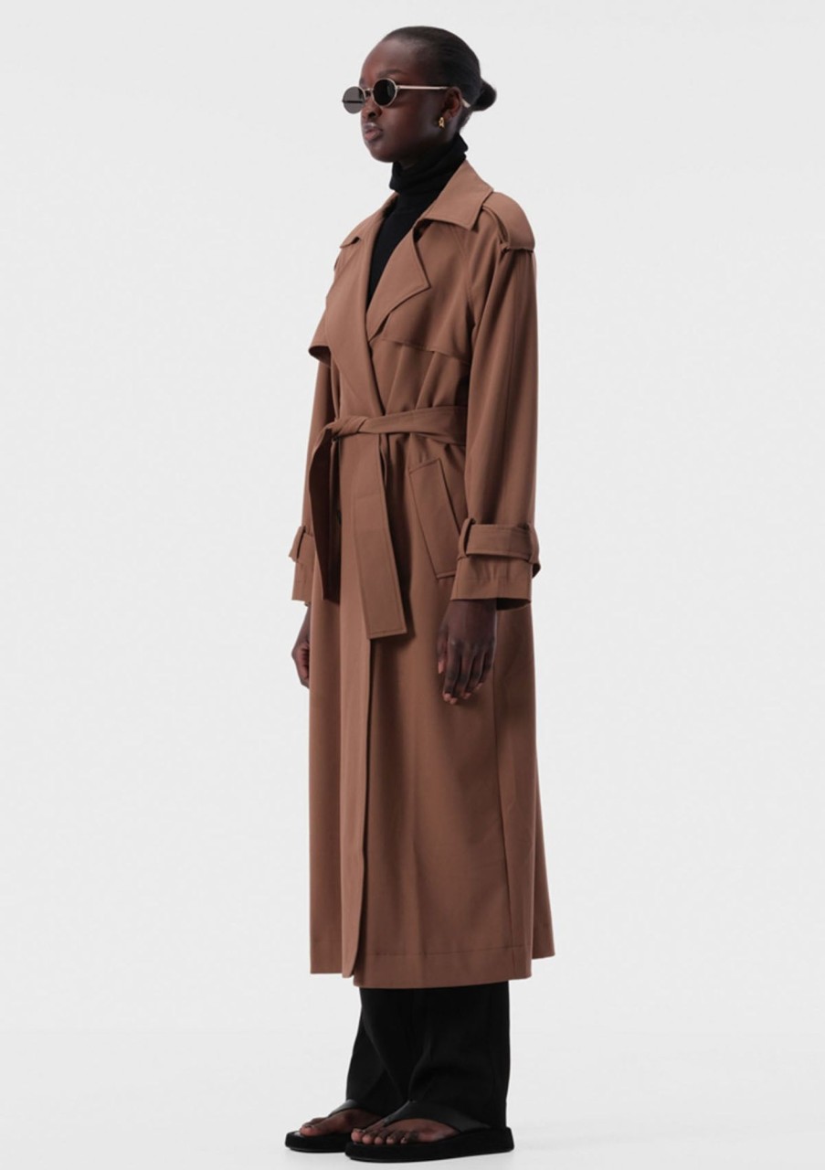 Clothing Elka Collective | Elka Collective Josefine Trench Camel