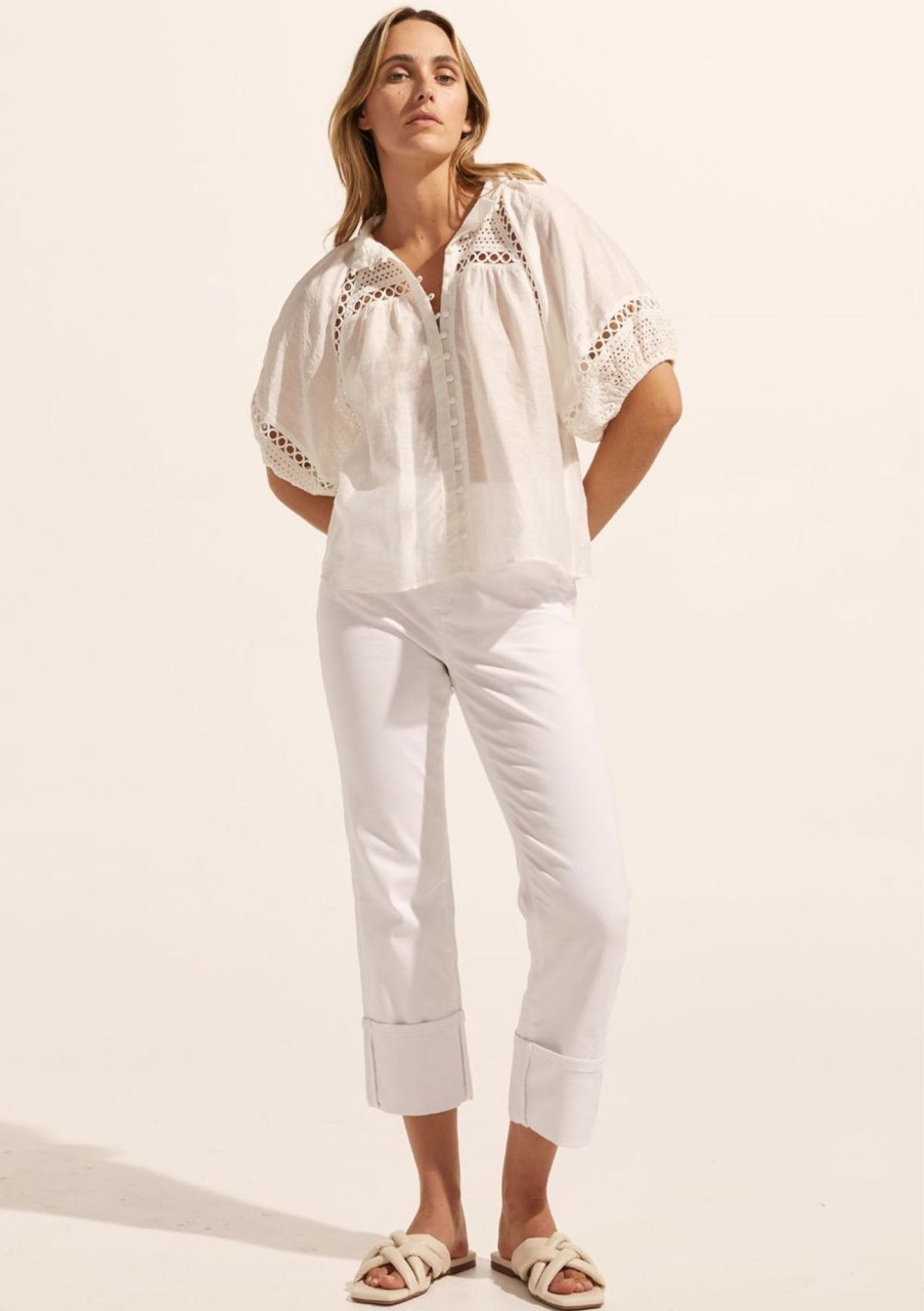 Clothing Zoe Kratzmann | Zoe Kratzmann Roam Top Porcelain