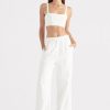 Clothing Elka Collective | Elka Collective Argyle Pant White