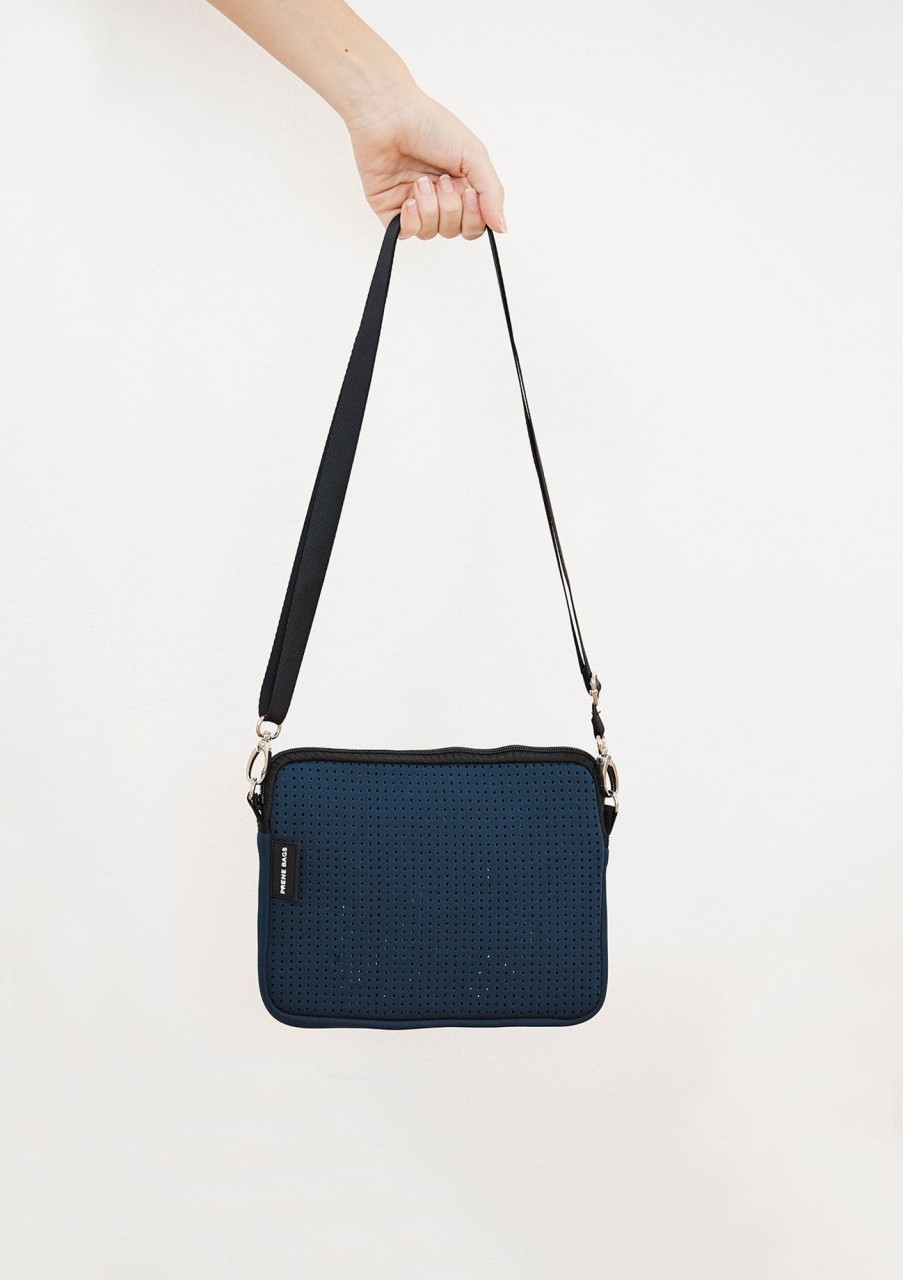 Accessories Prene Bags | Prene Bags The Pixie Cross-Body Bag Navy Sorrento