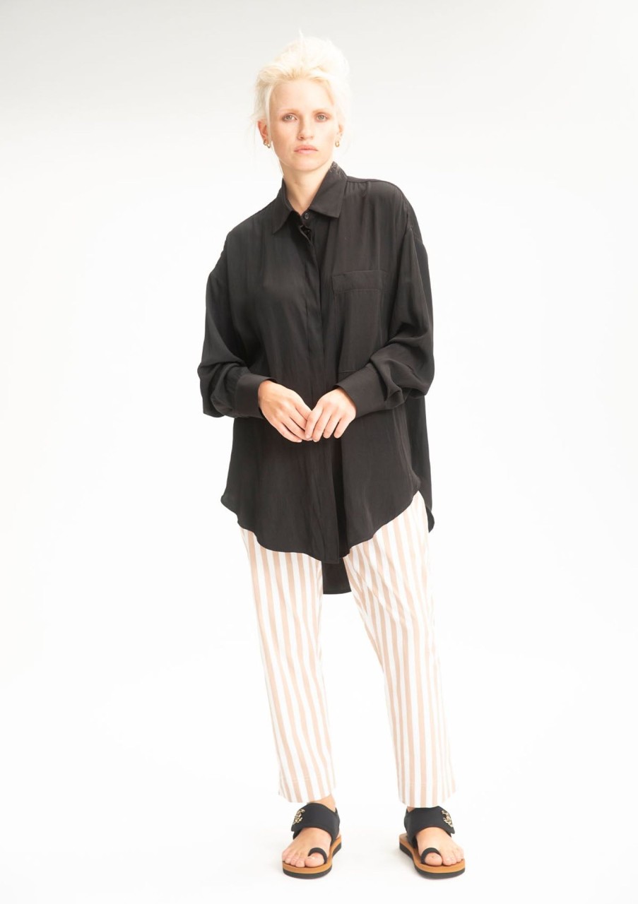 Clothing Mela Purdie | Mela Purdie Mache Relaxed Pocket Shirt