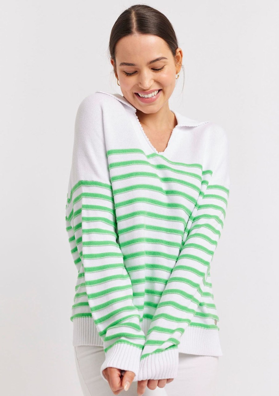 Clothing Alessandra | Alessandra Nina Sweater Apple