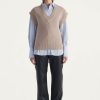 Clothing Elka Collective | Elka Collective Franca Knit Vest Walnut