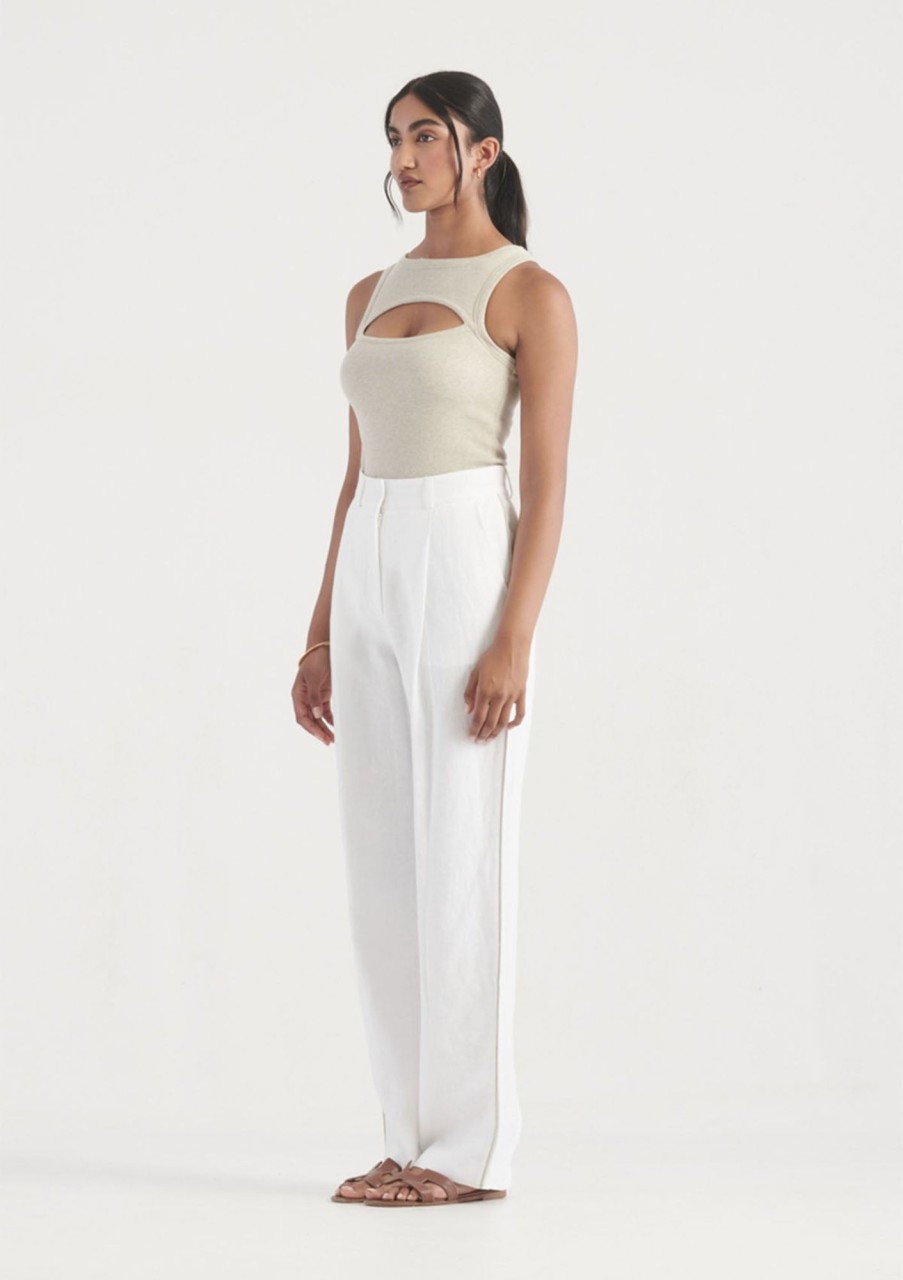 Clothing Elka Collective | Elka Collective Luisa Pant White