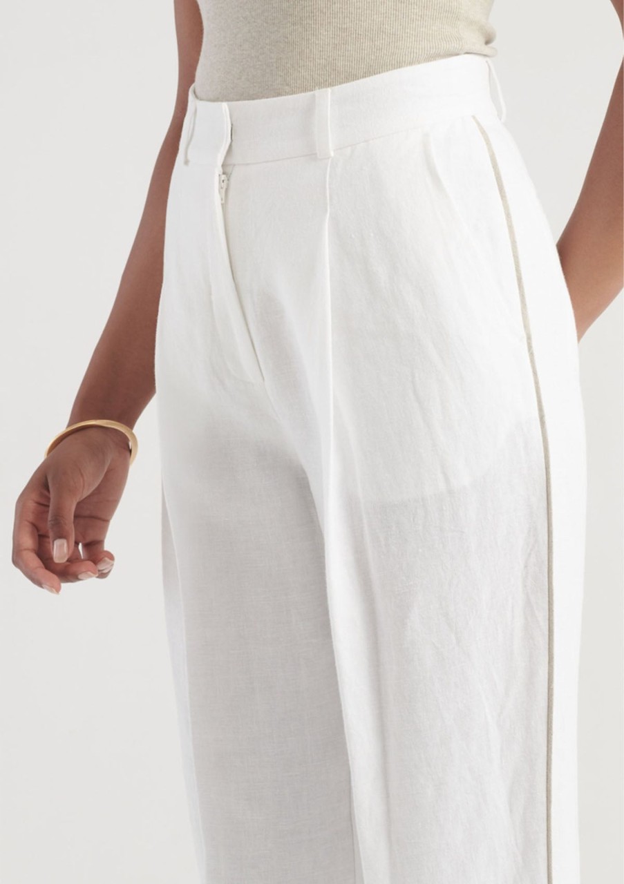 Clothing Elka Collective | Elka Collective Luisa Pant White