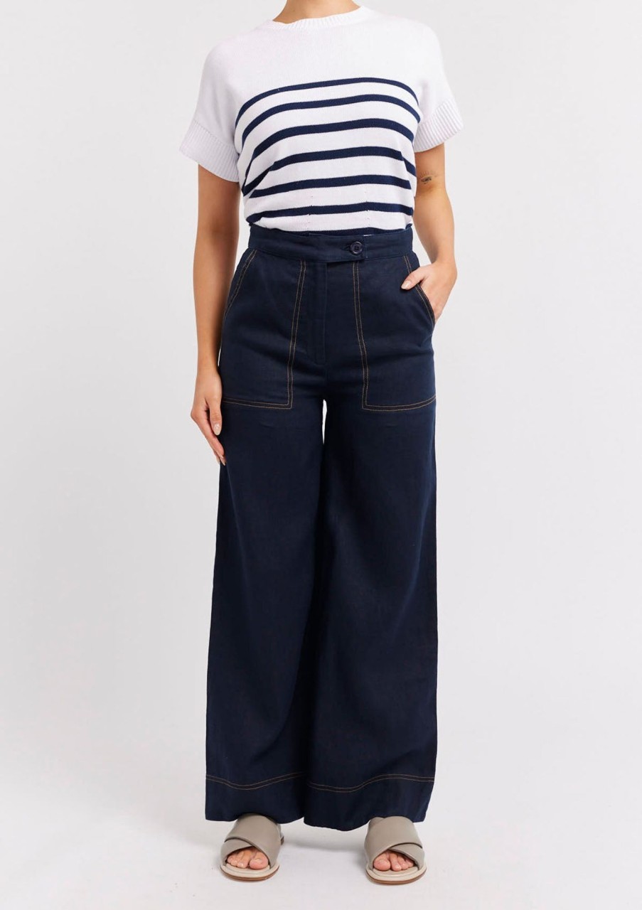 Clothing Alessandra | Alessandra Clio Pant Navy