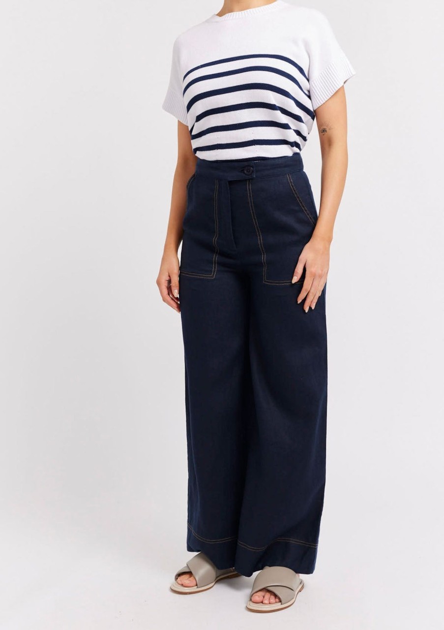 Clothing Alessandra | Alessandra Clio Pant Navy