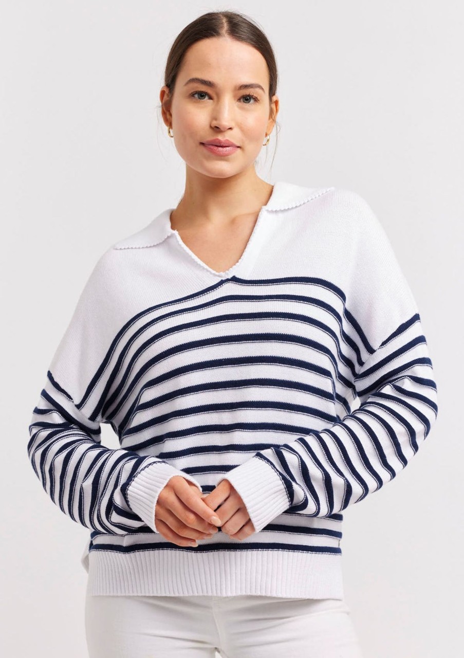 Clothing Alessandra | Alessandra Nina Sweater Navy