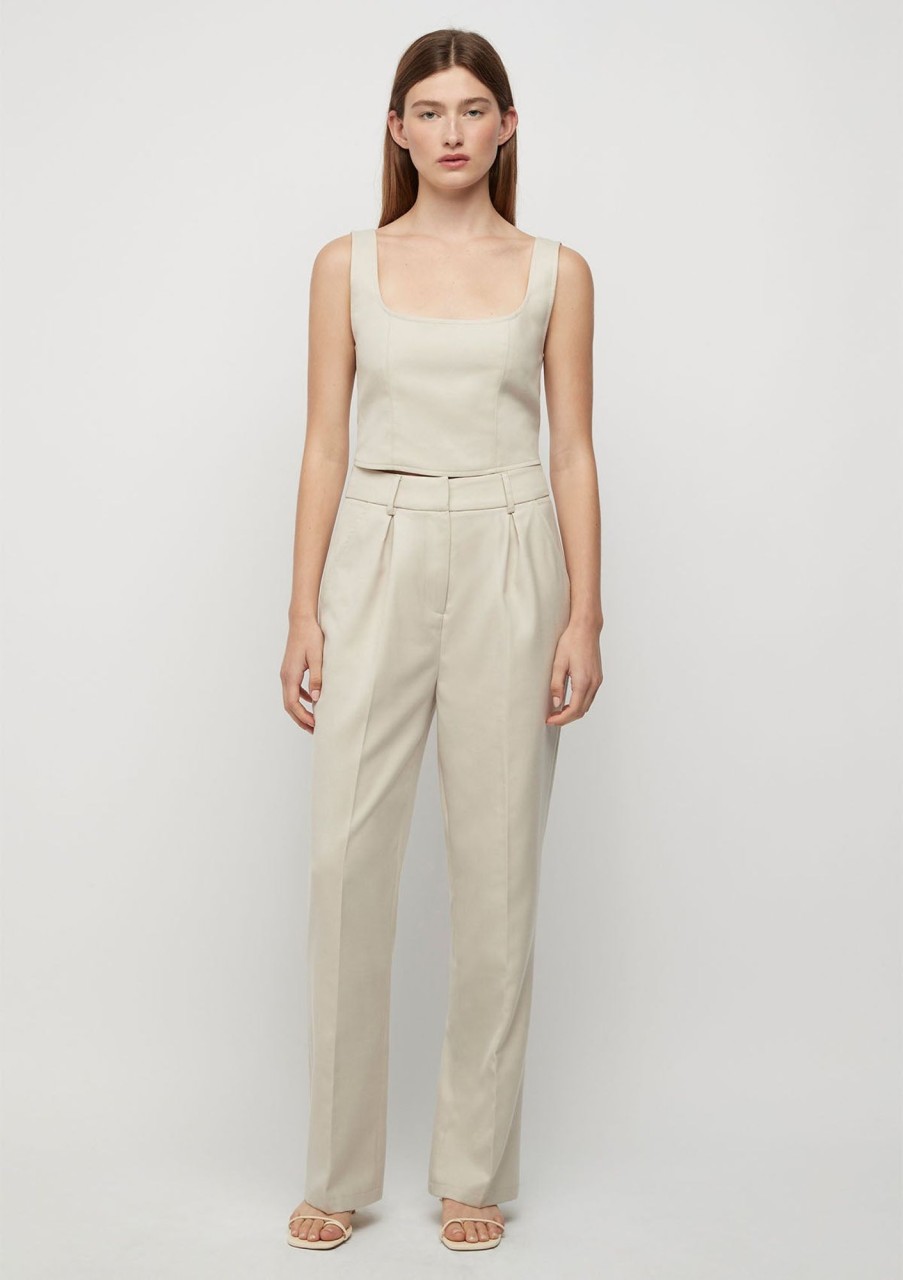 Clothing FRIEND of AUDREY | Friend Of Audrey Filippa Trousers Winter White