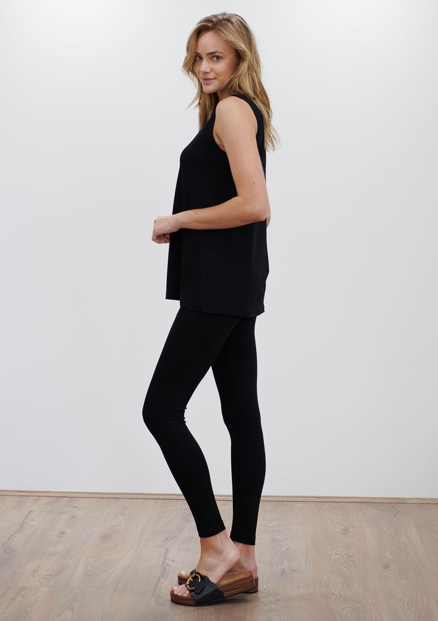 Clothing Mela Purdie | Mela Purdie Matte Jersey Seamless Legging Cashew