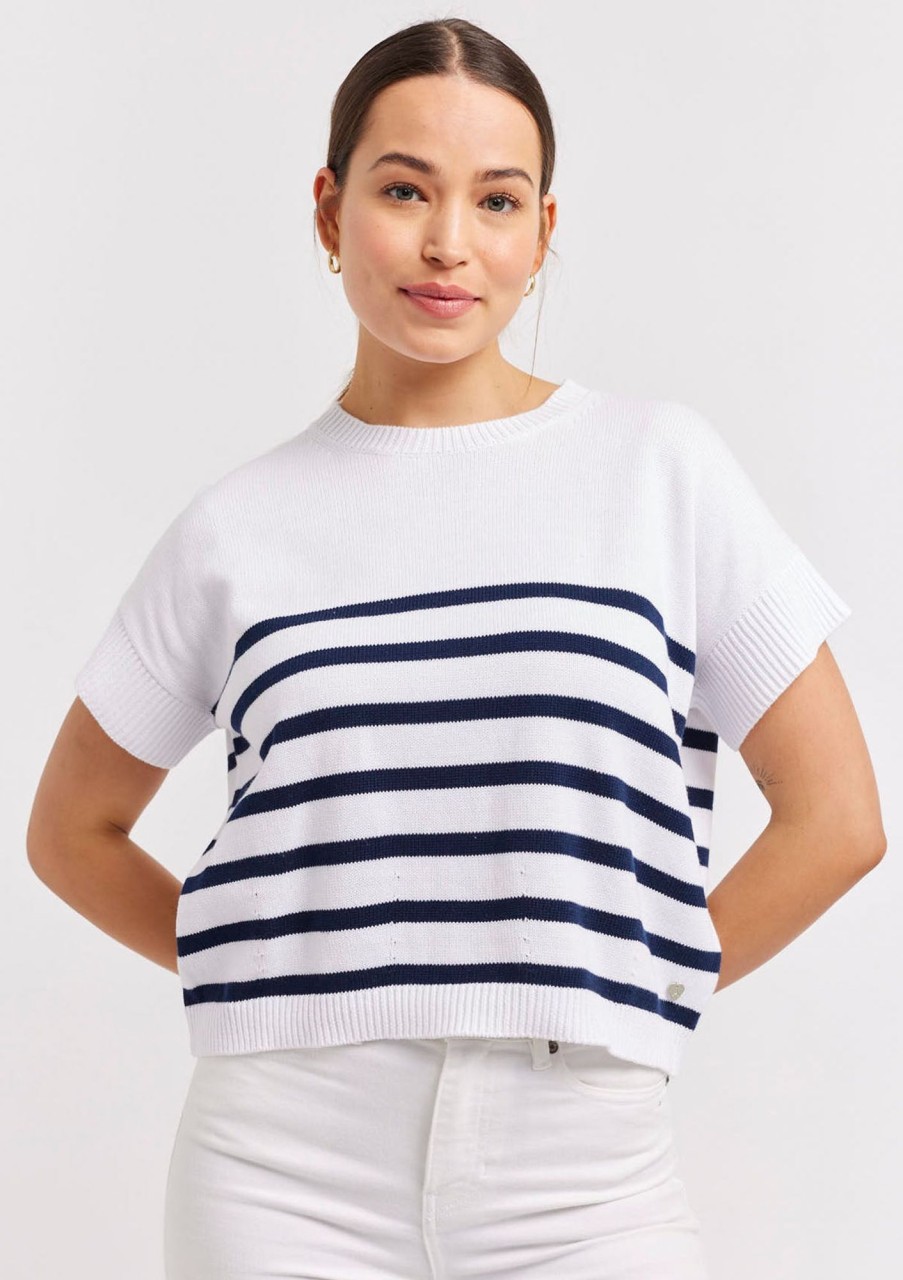 Clothing Alessandra | Alessandra Rena Top Navy