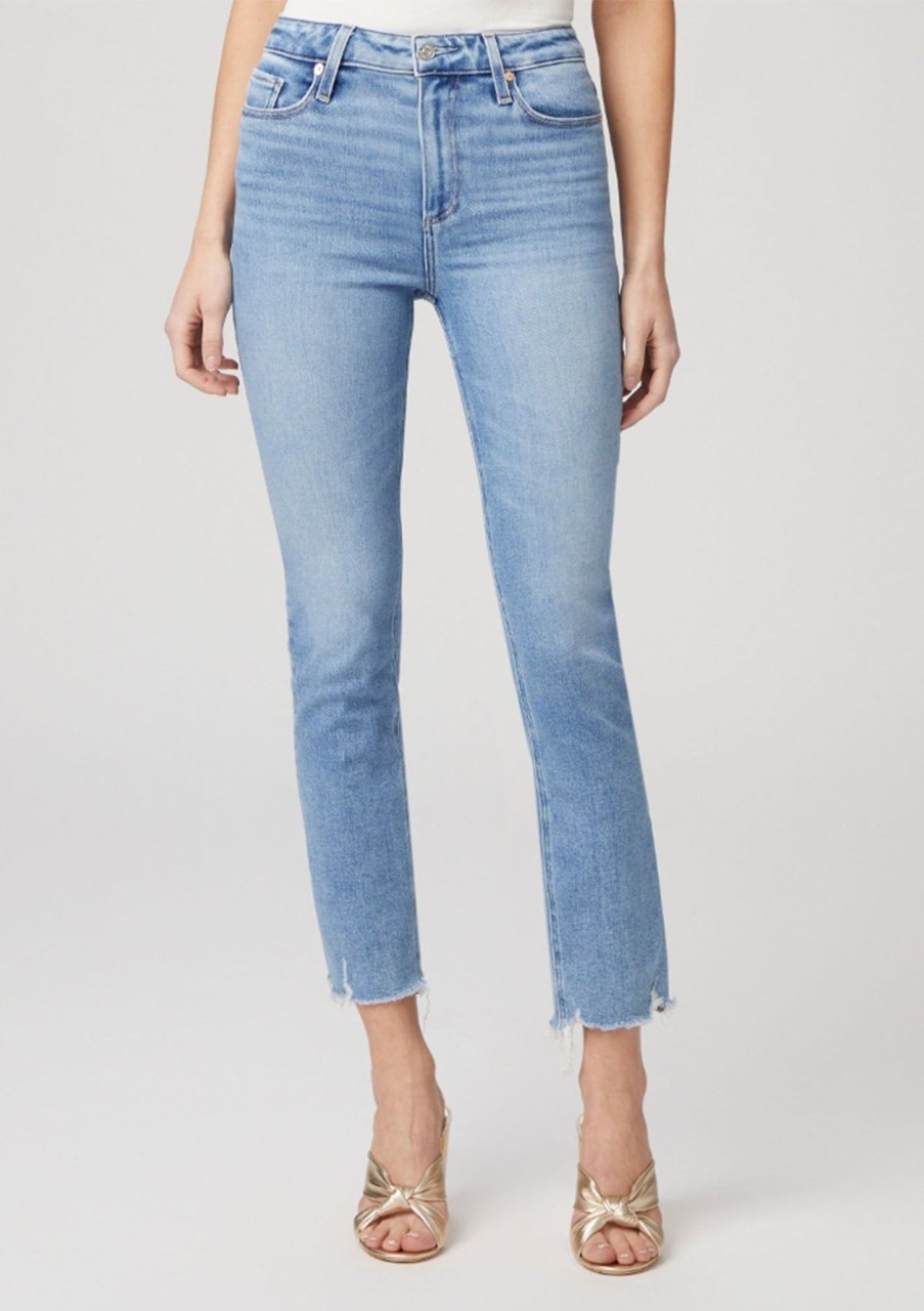 Clothing Paige Denim | Paige Denim Cindy Mel Destroyed Hem Vintage Denim