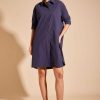 Clothing Alessandra | Alessandra Vienne Dress Navy