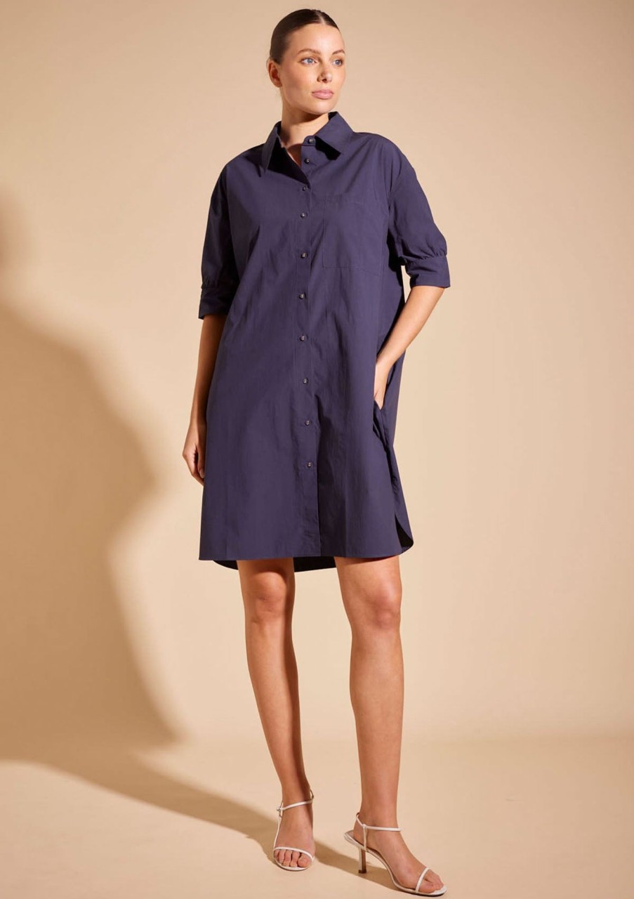 Clothing Alessandra | Alessandra Vienne Dress Navy