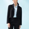 Clothing Mela Purdie | Mela Purdie Polished Ponte Tux Jacket