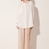 Clothing POL Clothing | Pol Clothing Lagoon Draped Back Shirt White