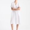 Clothing Mela Purdie | Mela Purdie Pure Linen Wedge Dress