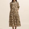 Clothing Zoe Kratzmann | Zoe Kratzmann Recruit Dress Ochre Floral