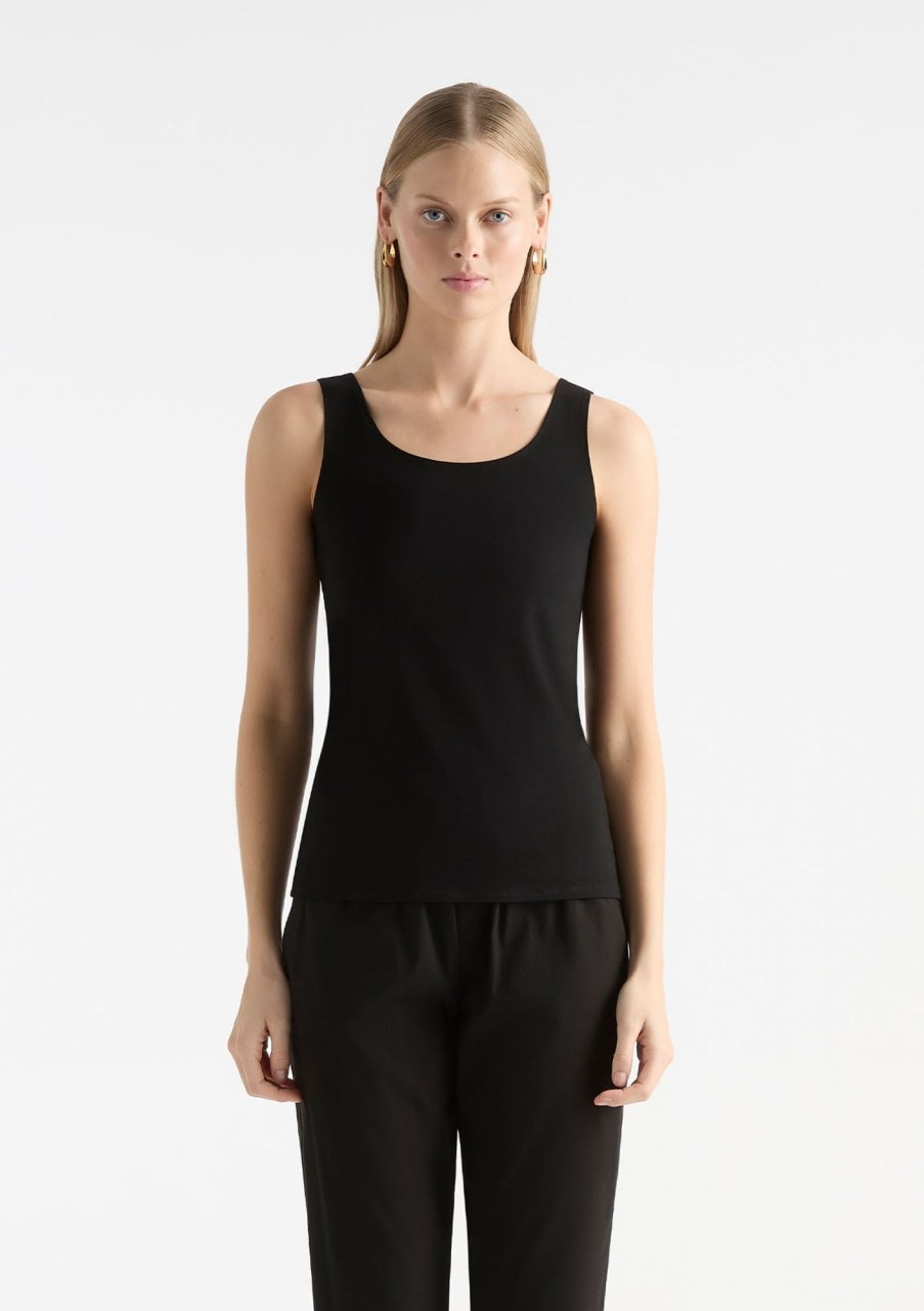 Clothing Mela Purdie | Mela Purdie Matte Jersey Singlet