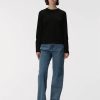 Clothing Elka Collective | Elka Collective Zoe Long Sleeve Tee Black