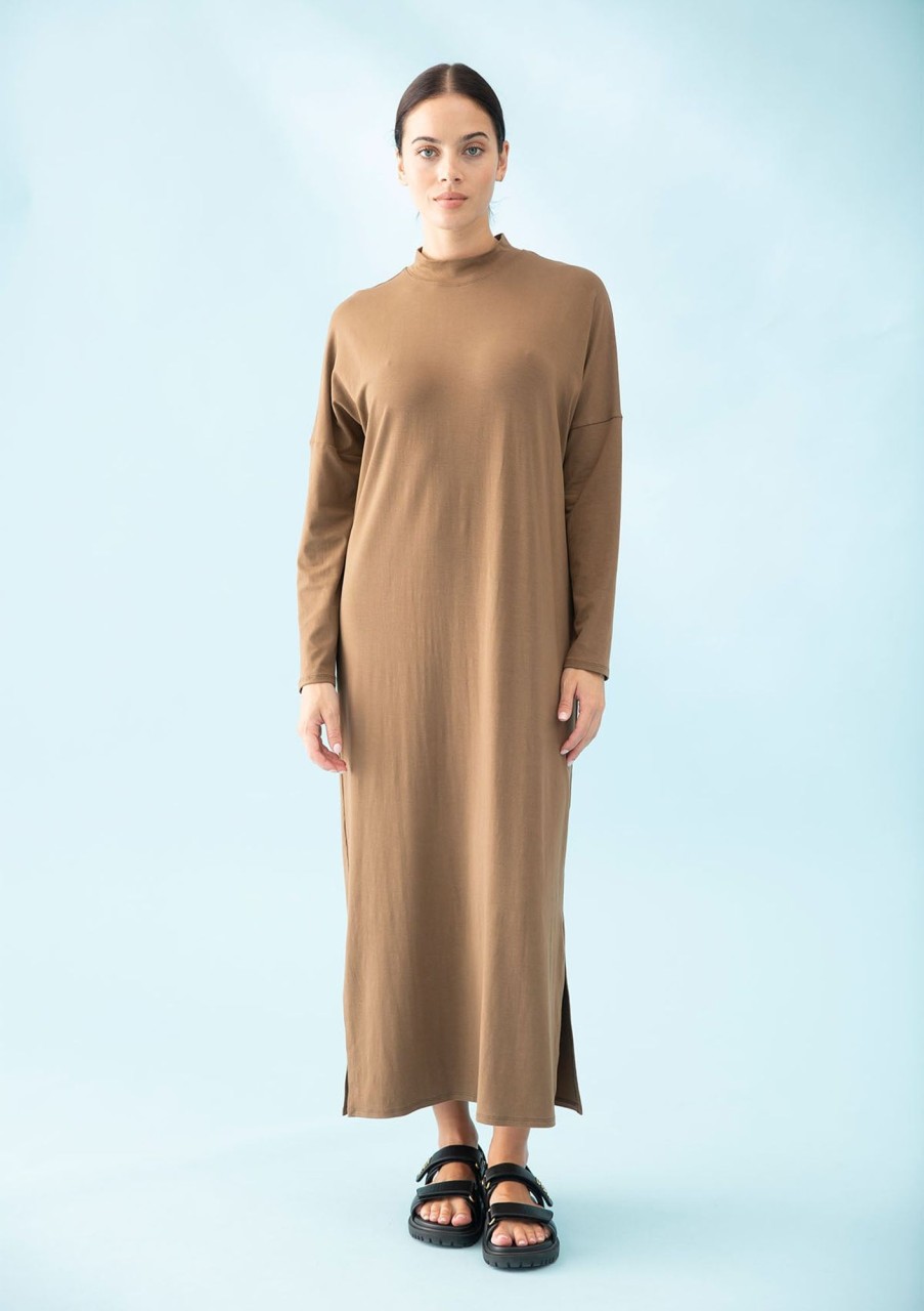 Clothing Mela Purdie | Mela Purdie Matte Jersey Crest Sweater Dress