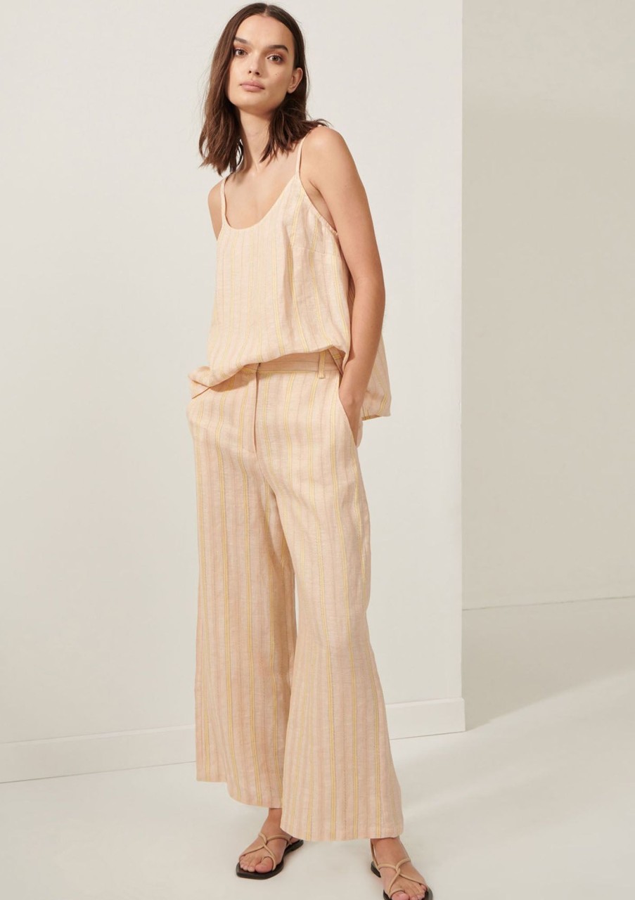 Clothing POL Clothing | Pol Clothing Mimosa Pant Peach Stripe