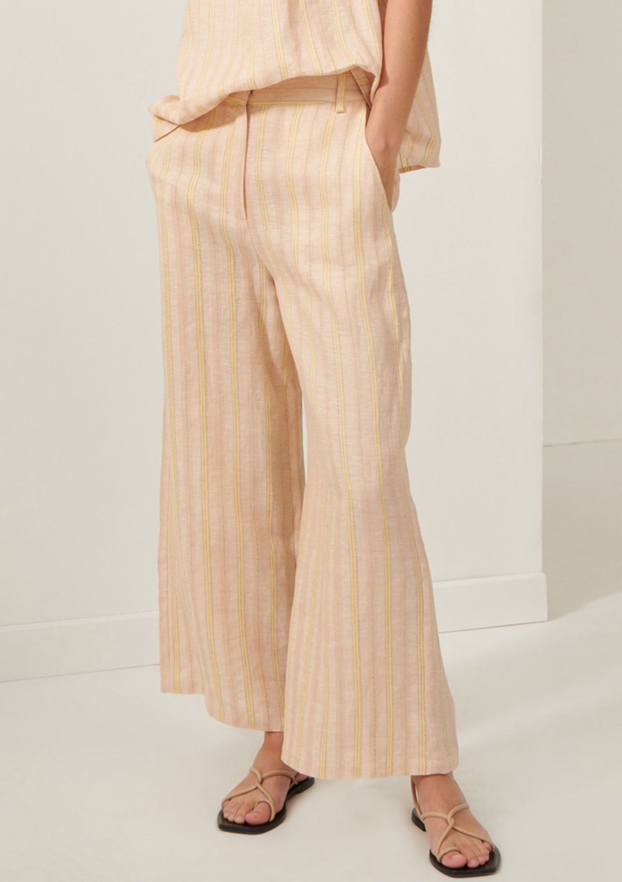 Clothing POL Clothing | Pol Clothing Mimosa Pant Peach Stripe