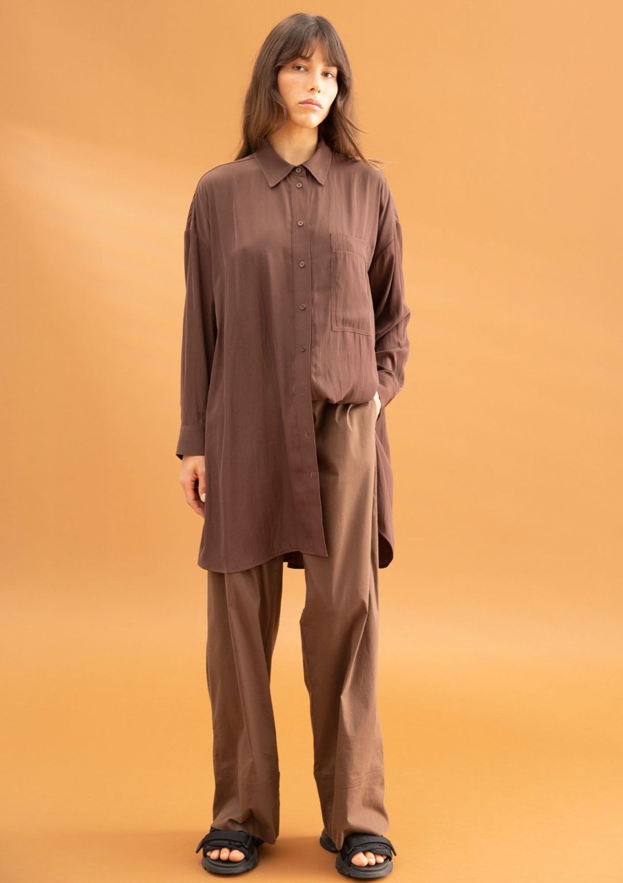 Clothing Mela Purdie | Mela Purdie Mache Cabana Overshirt