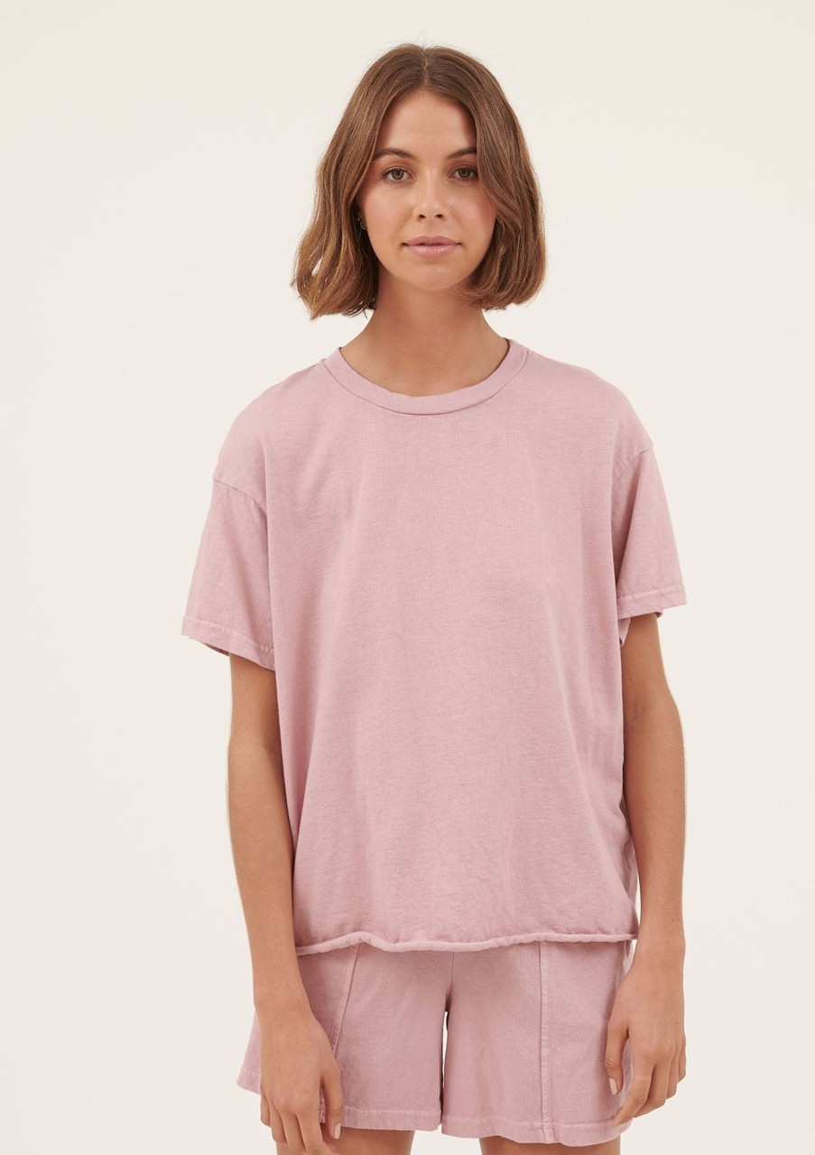 Clothing Primness | Primness Dally Tee Pink Shell