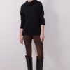 Clothing POL Clothing | Pol Clothing Crielle Ribbed Rollneck Black