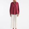 Clothing Mela Purdie | Mela Purdie Microprene Zip Front Shirt