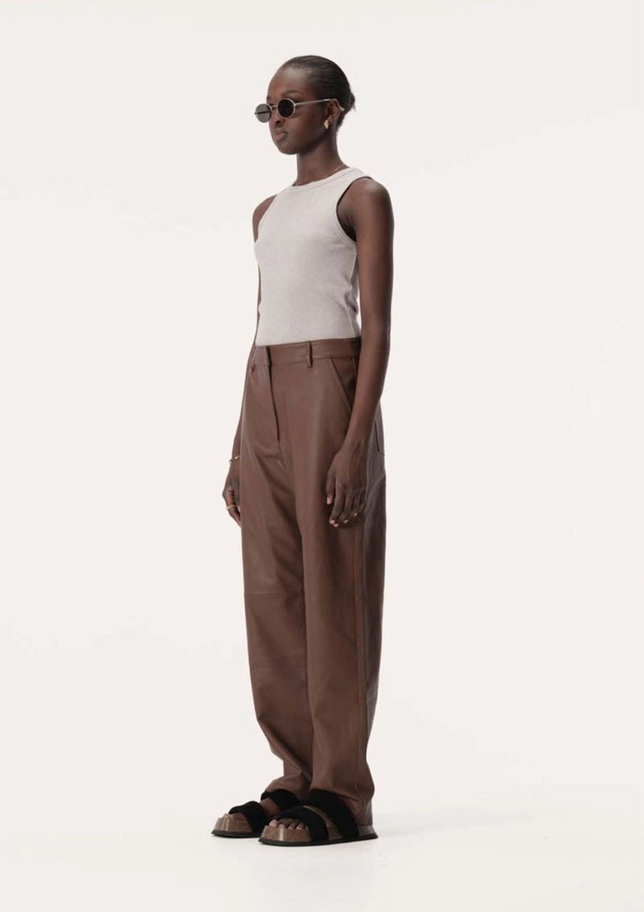 Clothing Elka Collective | Elka Collective Bri Pant Chestnut