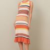 Clothing POL Clothing | Pol Clothing Chloe Dress Warm Stripe