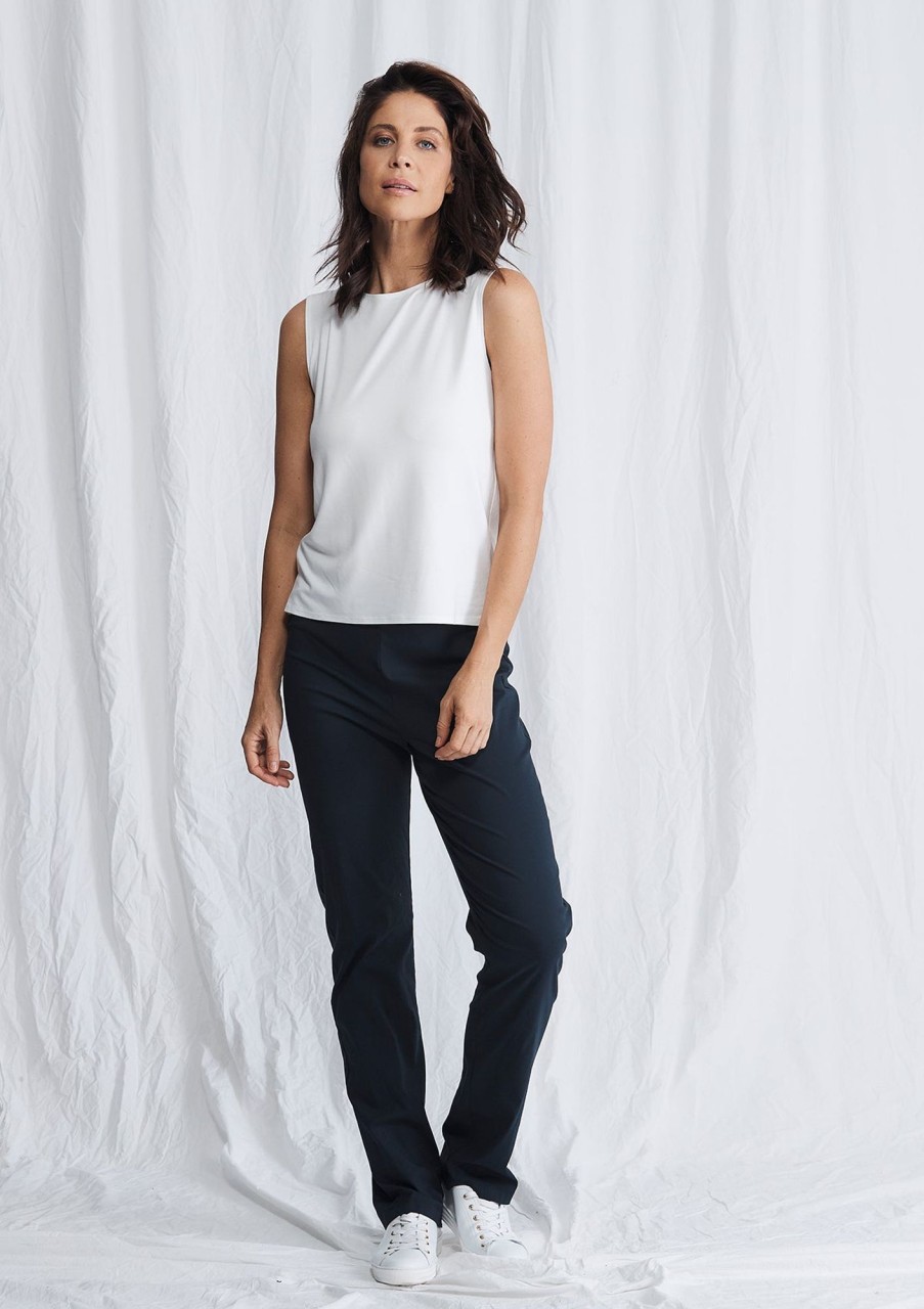 Clothing Mela Purdie | Mela Purdie Microprene Straight Pant