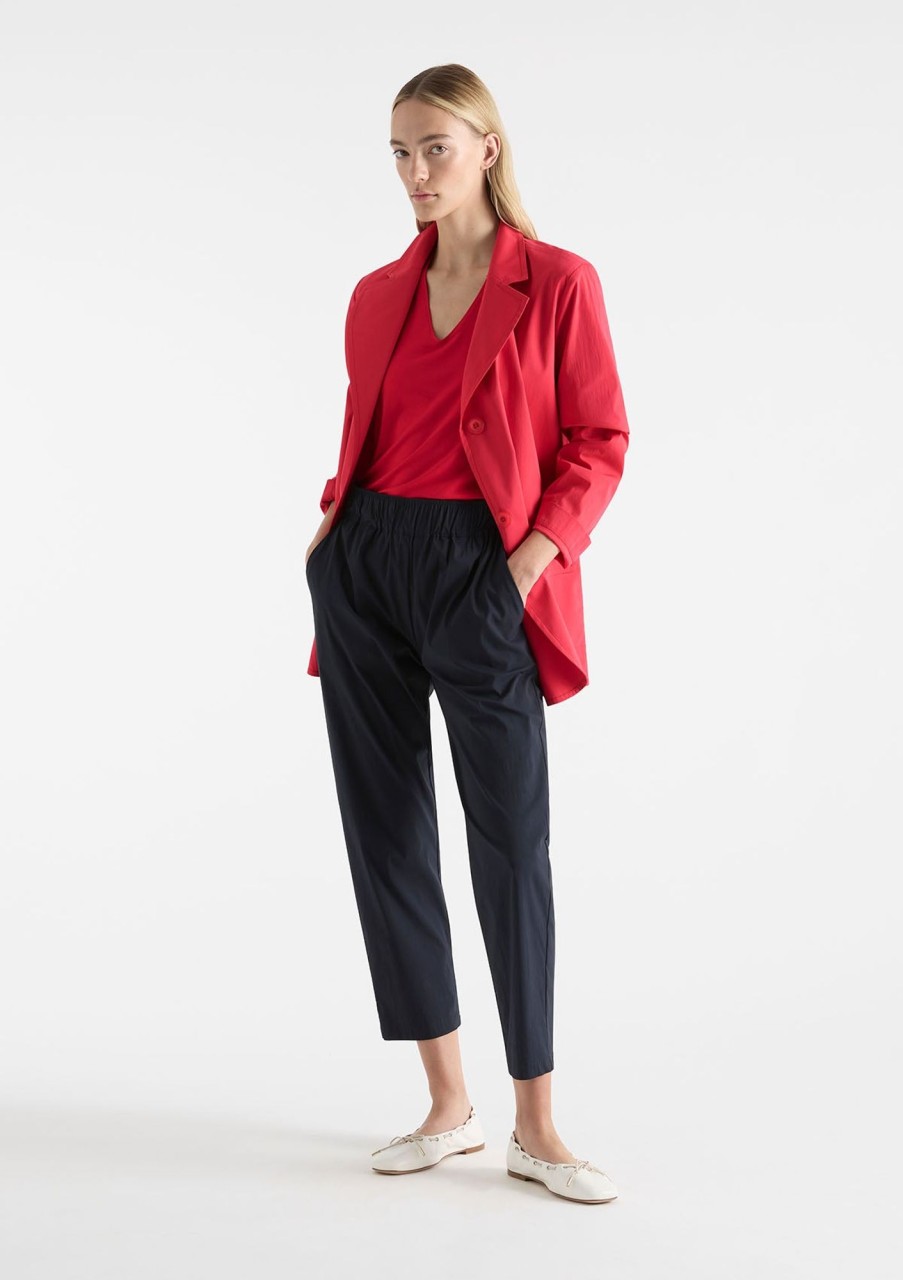 Clothing Mela Purdie | Mela Purdie Microprene Stretch Blazer